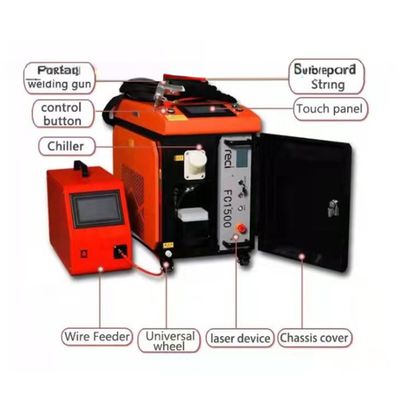 1000w 1500w 2000w 3000w Ручная металлическая лазерная сварка очистительная резачка 3 в 1